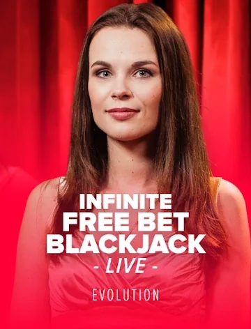 Infinite Free Bet Blackjack live dealer table at Lizaro Casino