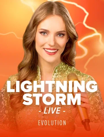 Lightning Storm live dealer table at Lizaro Casino